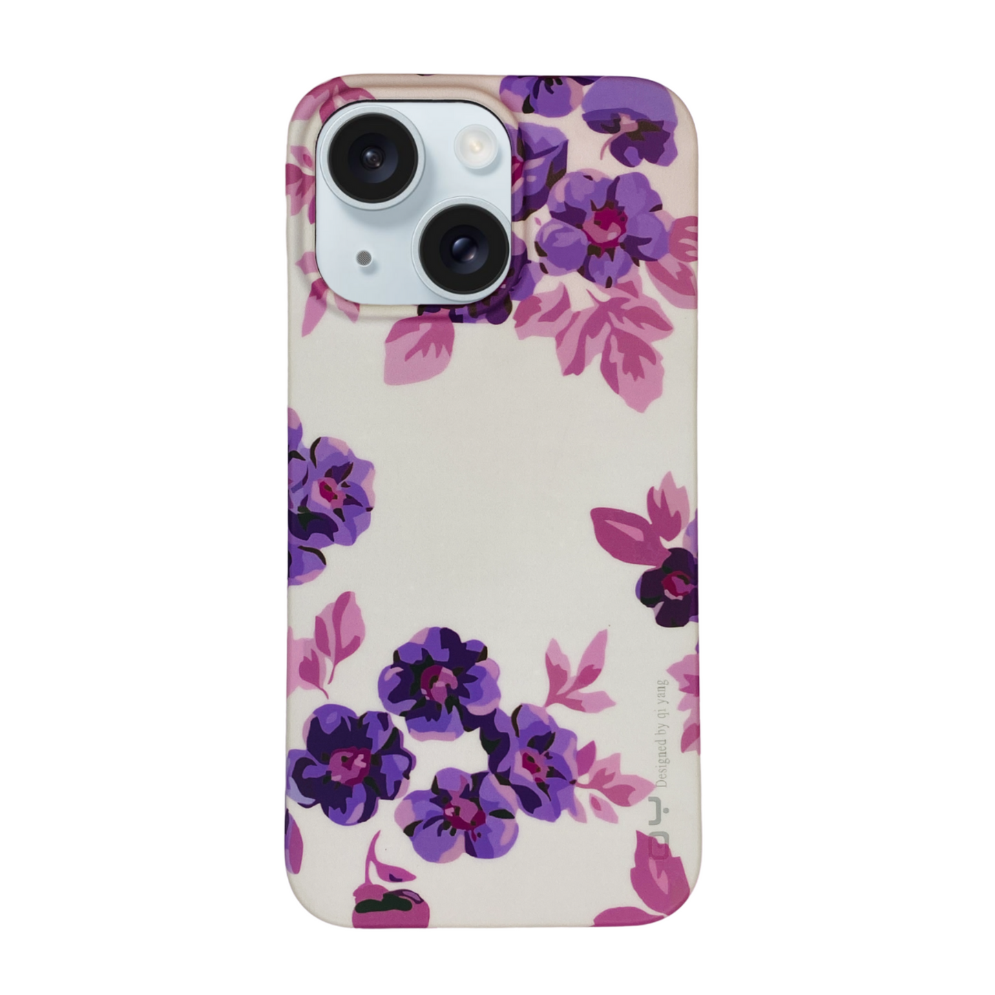 iPhone 15 Silicone Flower Case