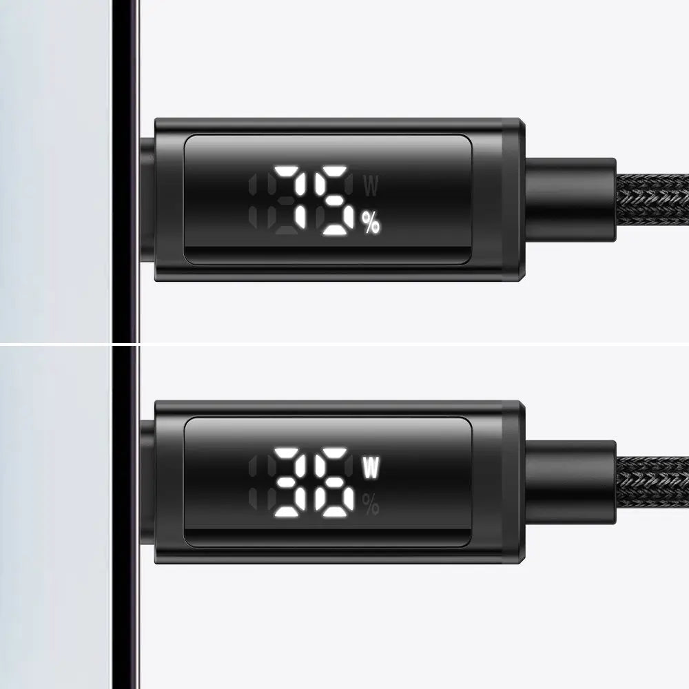 TYPE-C TO LIGHTNING 36W DOUBLE LED SCREEN 1.2M CABLE