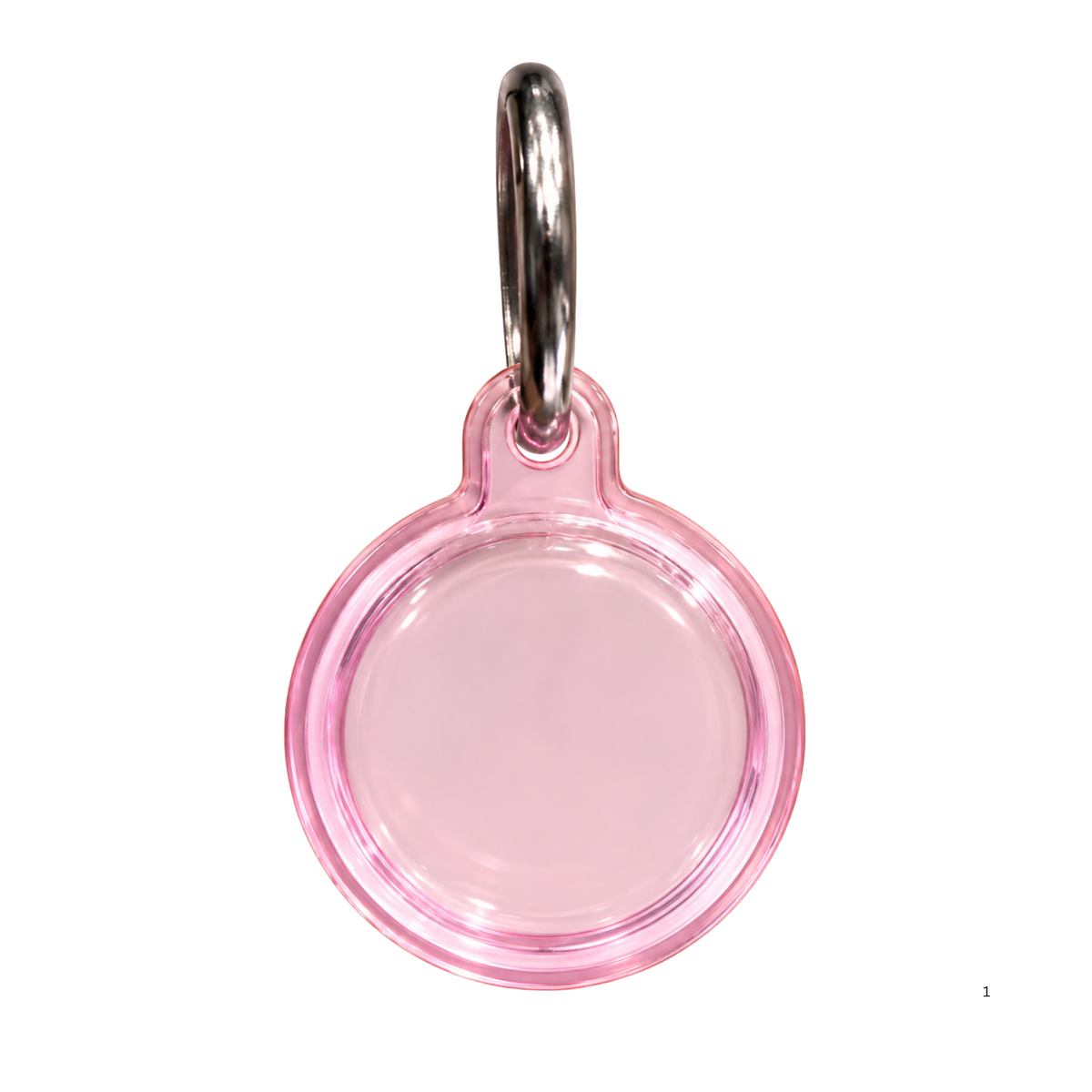Silicone Jelly AirTag Keychain Case