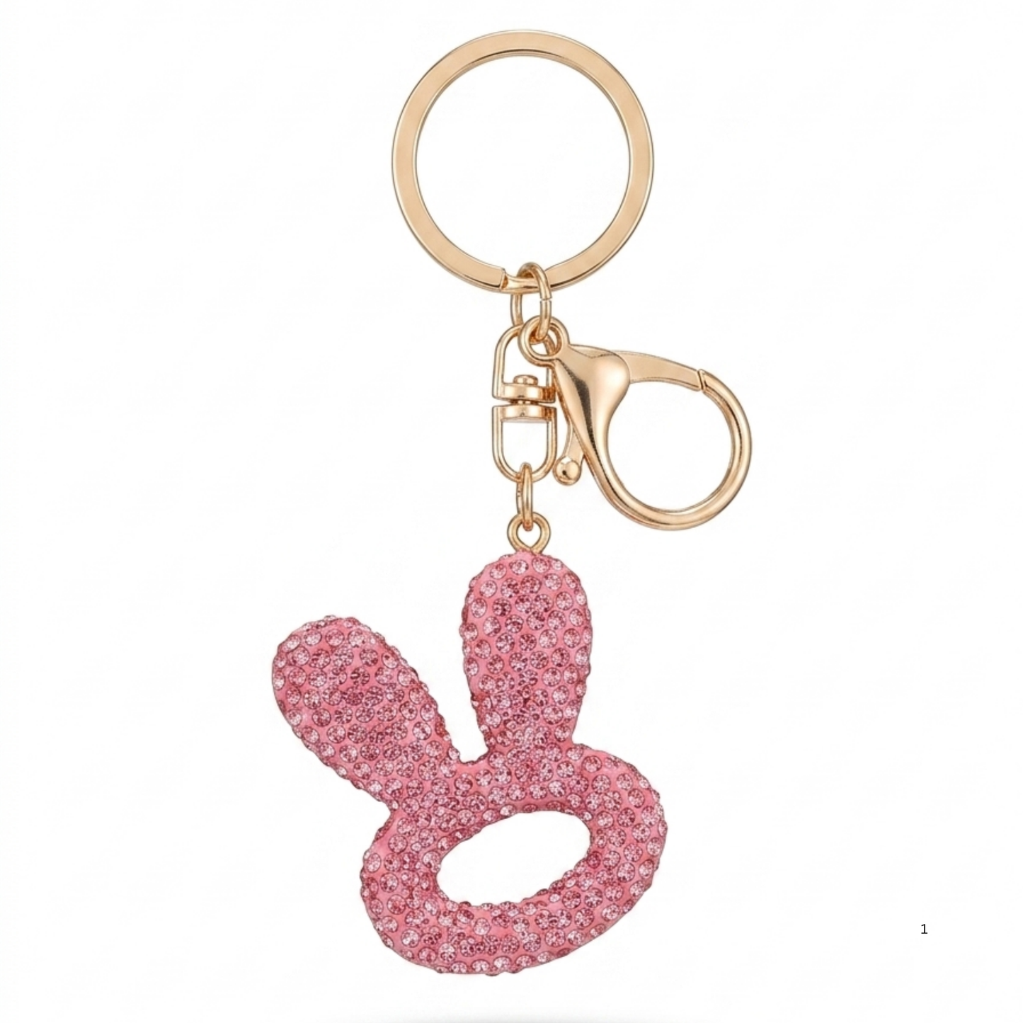 Cute Bunny Keychain Charm