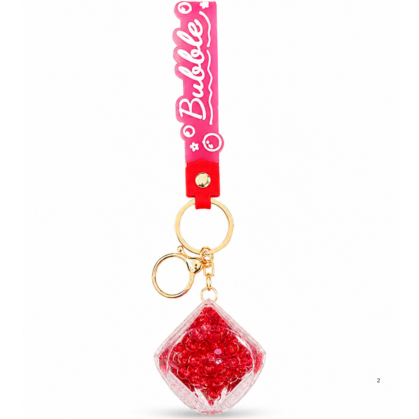 Sparkle Cube Keychain