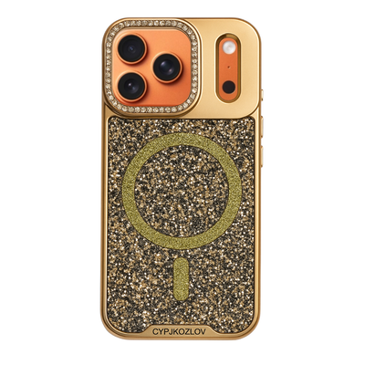 iPhone 17 Pro Fancy Glitter Case With Magsafe