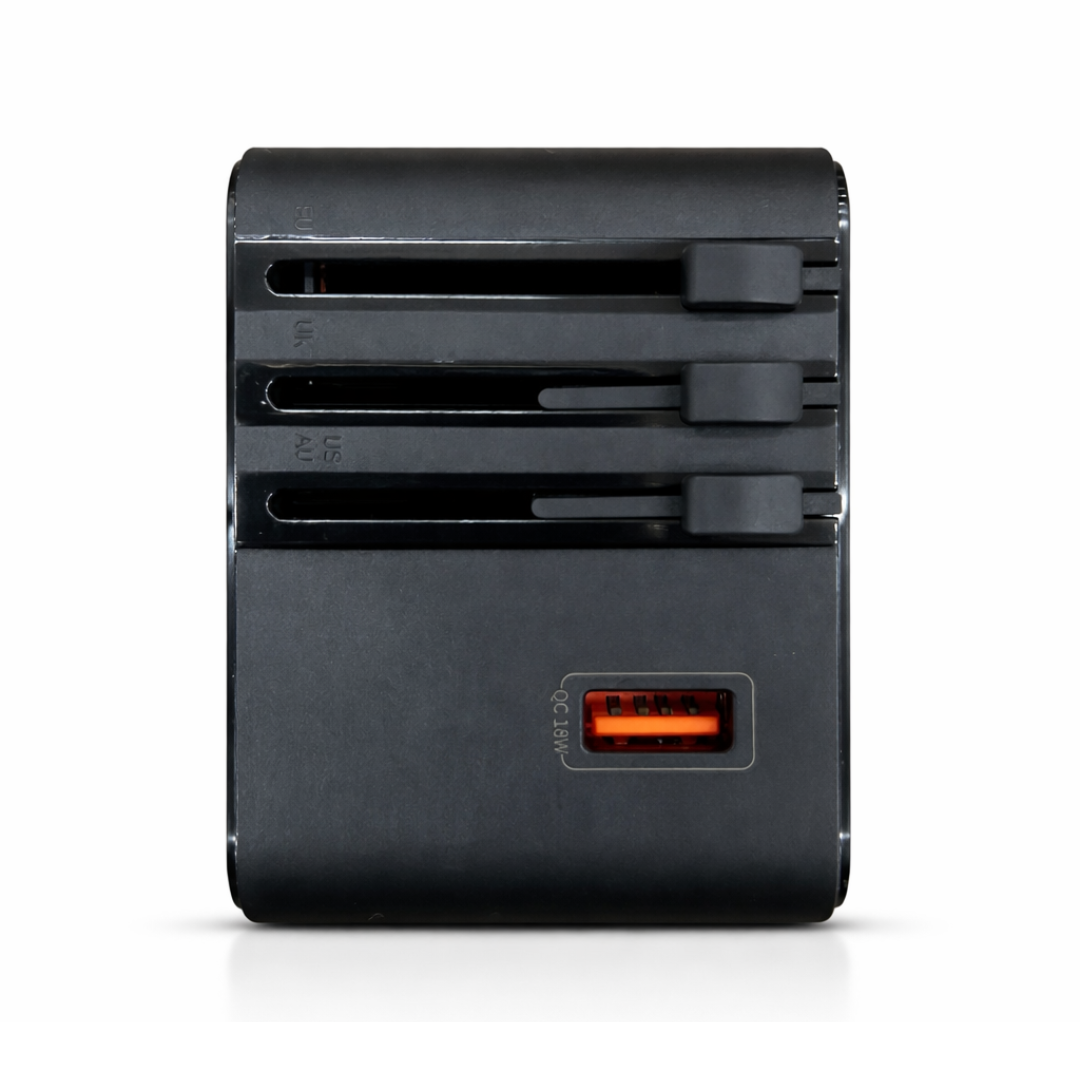 25W GaN Fast Charging Universal Travel Adapter