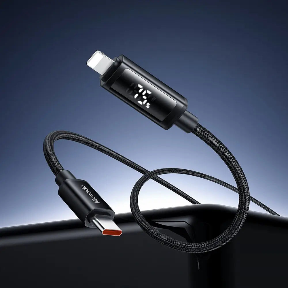 TYPE-C TO LIGHTNING 36W DOUBLE LED SCREEN 1.2M CABLE