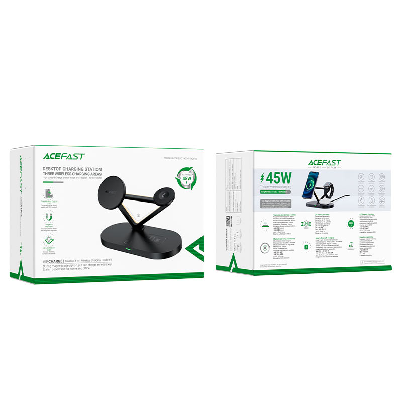Desktop Wireless 3-in-1 Charging Holder 45W