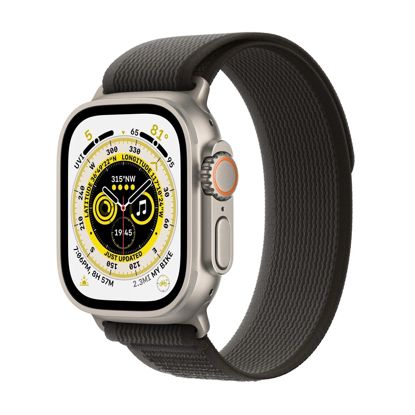 Apple Watch Strap Midnight Gray Trail Loop