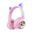 Space Cabin Cartoon Simulation Cat Foldable Bluetooth Earphones