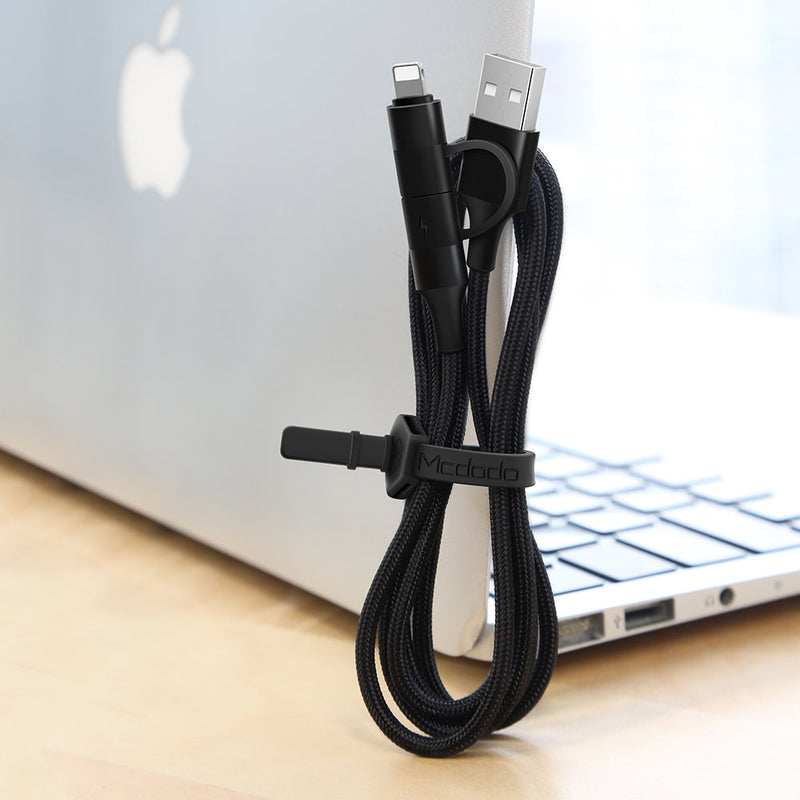 iPhone 2 in 1 USB to Lightning+Type-C Cable