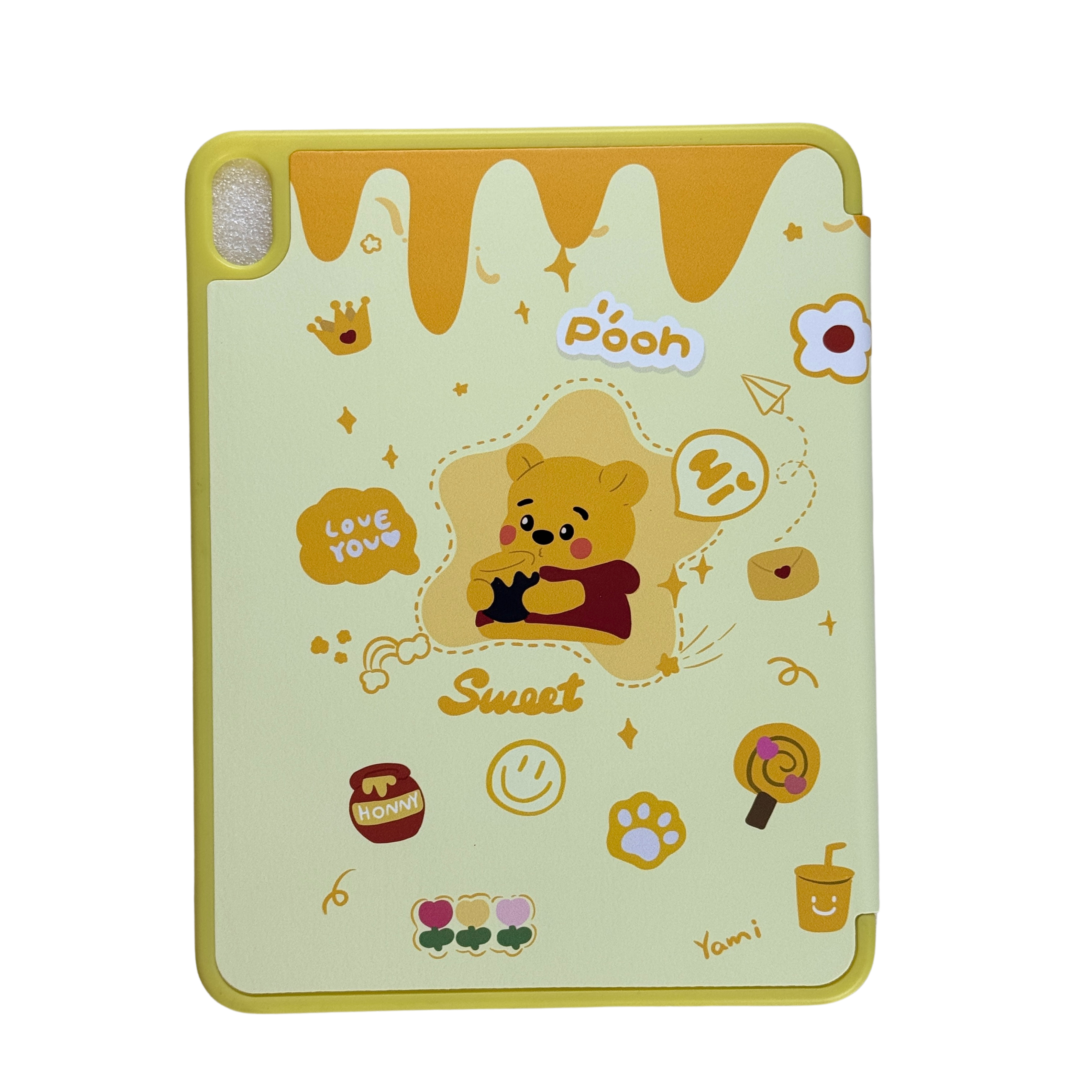 Winnie-the-Pooh Magnetic Stand Case For iPad