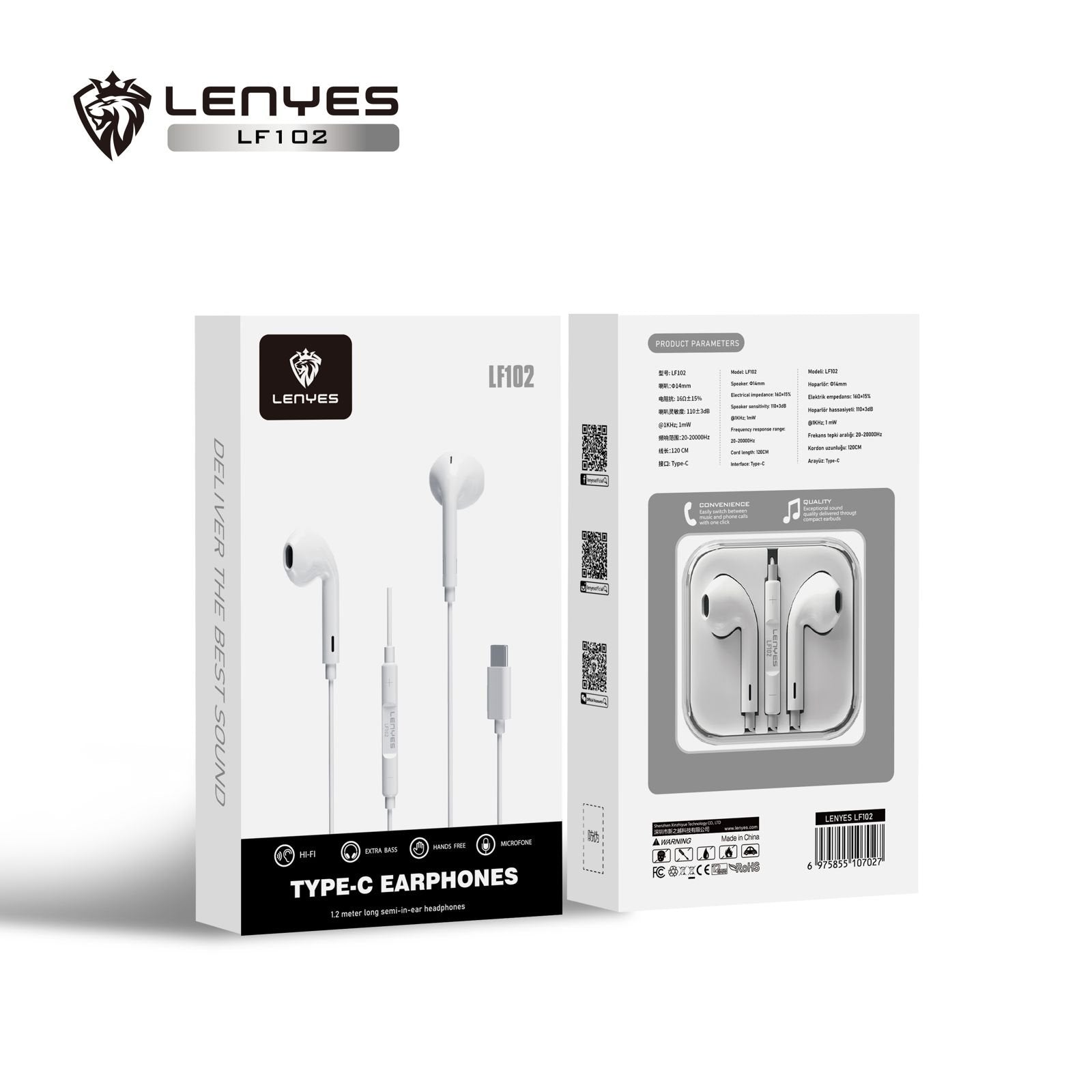 Stereo Port Type C Earphone