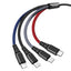 4 in 1 Lightning*2+Micro USB+Type-C Cable