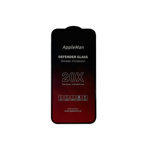 AppleMan® Defender 20X Glass Screen Protector