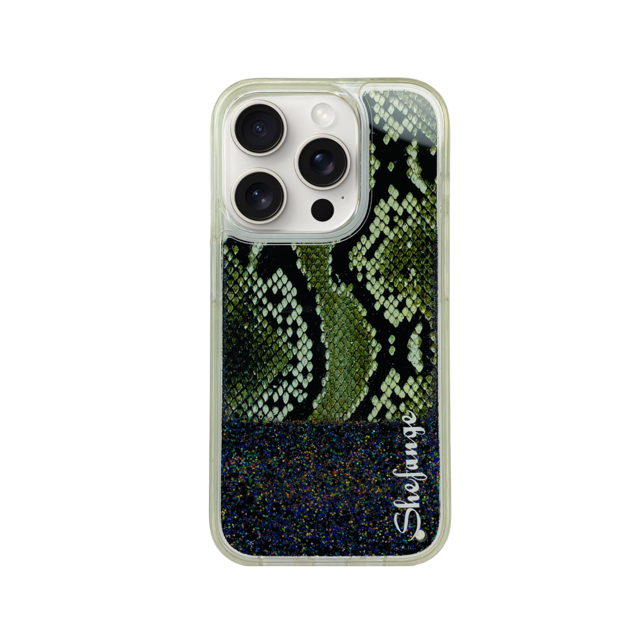 Phone 15 Pro Max Moving Glitter Case