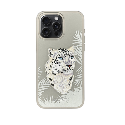 Santa Barbara RC Polo White Cheetah Case For iPhone 15 Pro Max