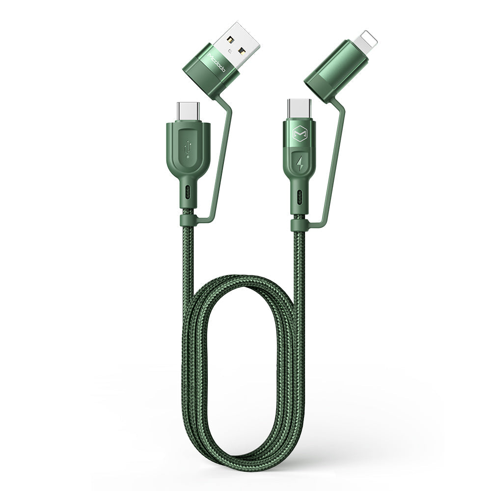 Mcdodo CA-807 4 in 1 PD Fast Charging Data Cable 1.2m
Share to your circle