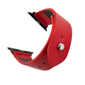 Apple Watch Strap In Pure Leather - Red  | Waji's