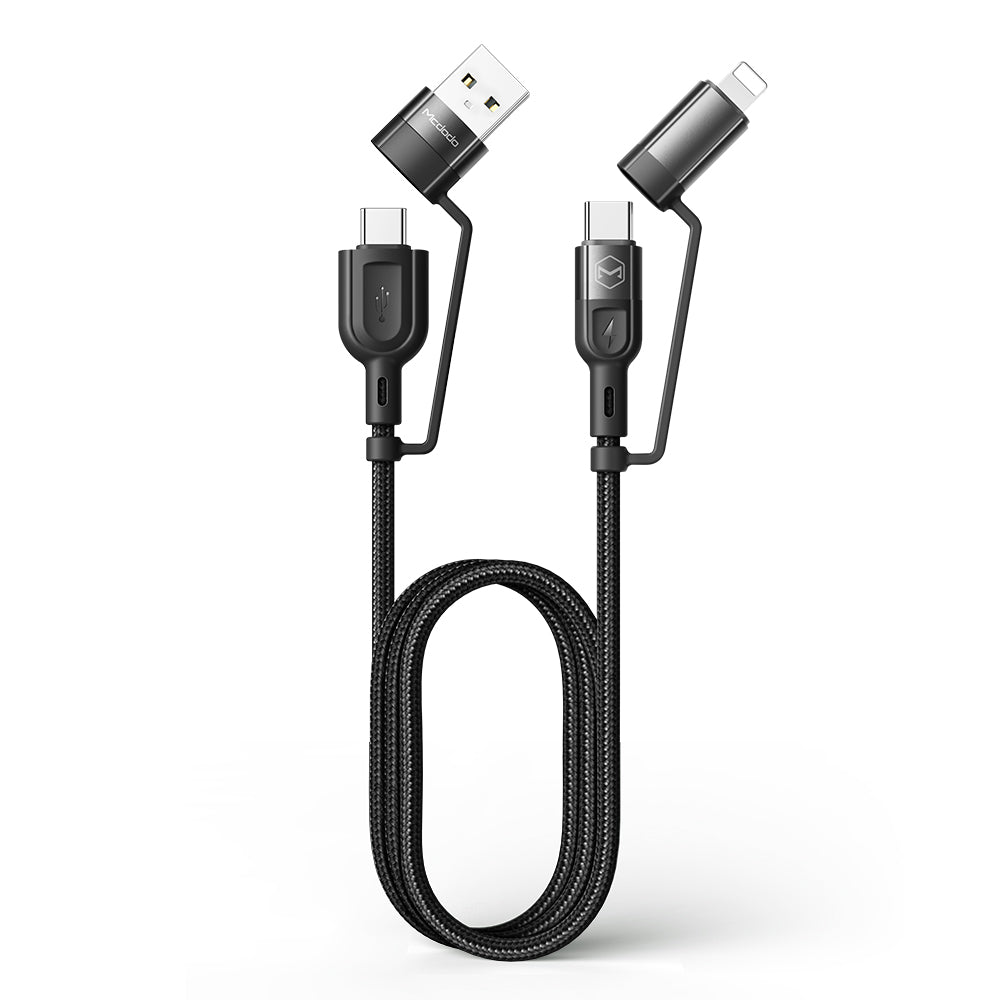 Mcdodo CA-807 4 in 1 PD Fast Charging Data Cable 1.2m
Share to your circle