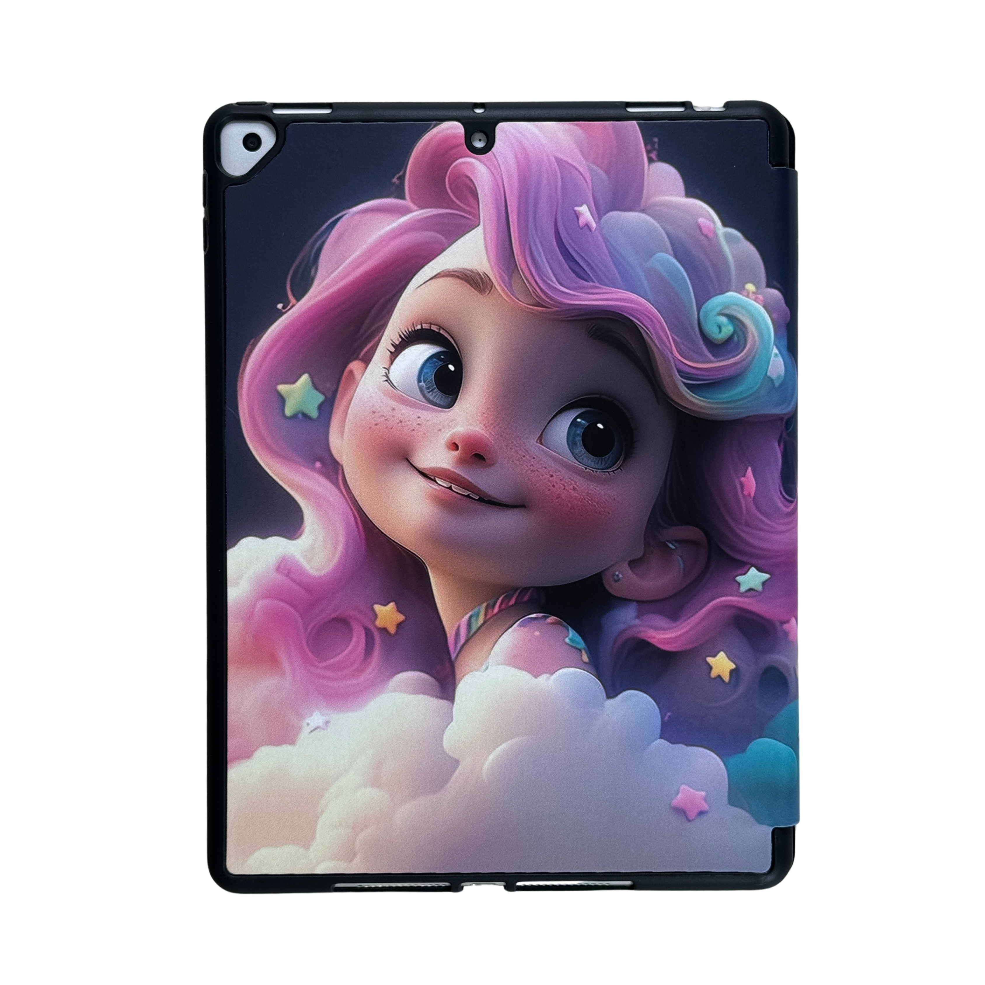 Barbie Tri-Fold Magnetic Stand Case For iPad