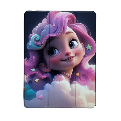 Barbie Tri-Fold Magnetic Stand Case For iPad