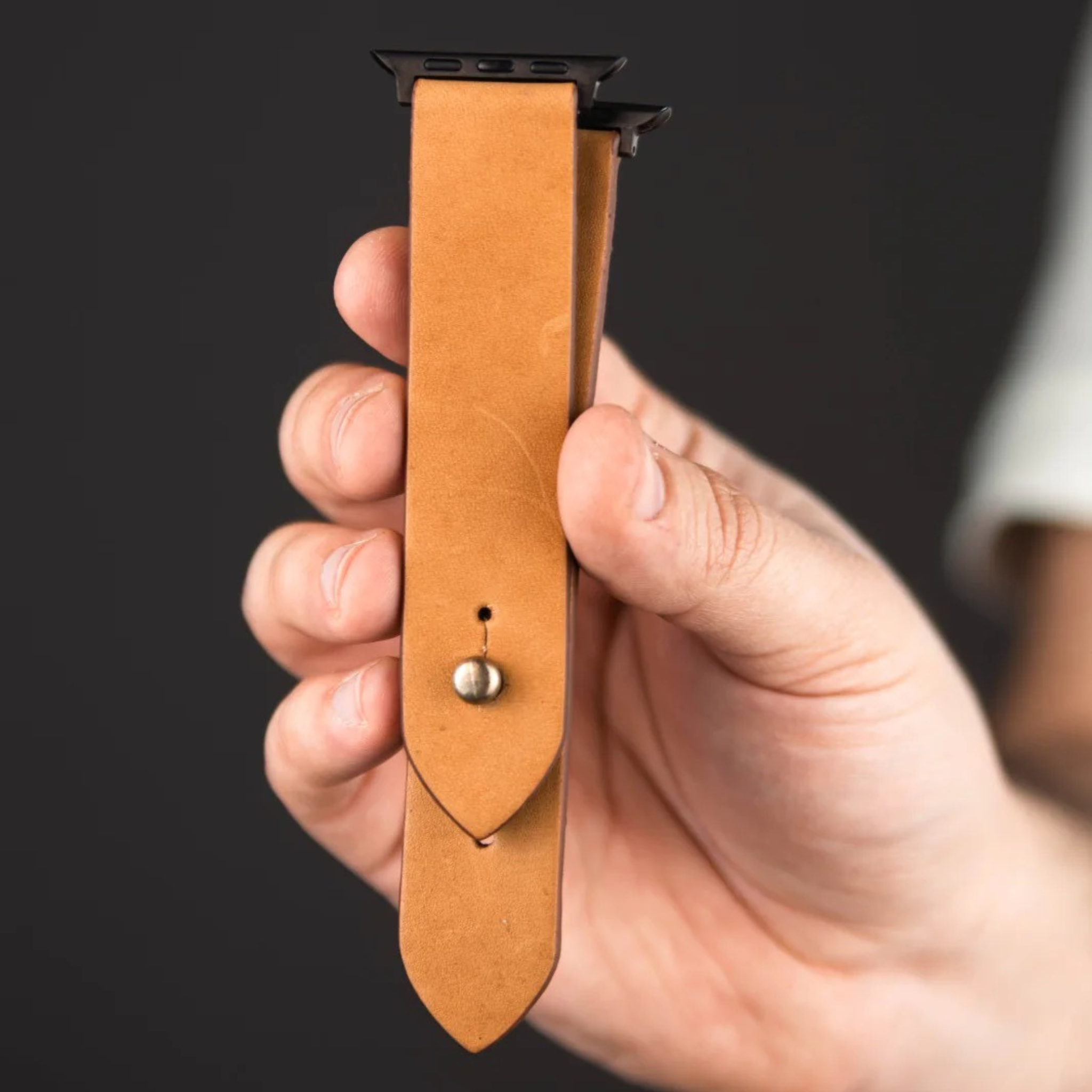 Apple Watch Strap In Pure Leather - Veg Tanned  | Waji's