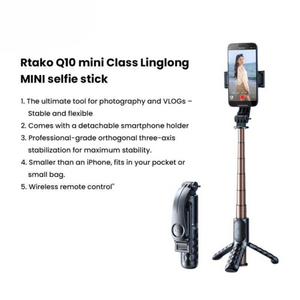 Rtako Q10R Mini Portable Selfie Stick