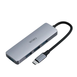 WiWU Alpha 4 in 1 Usb C Hub