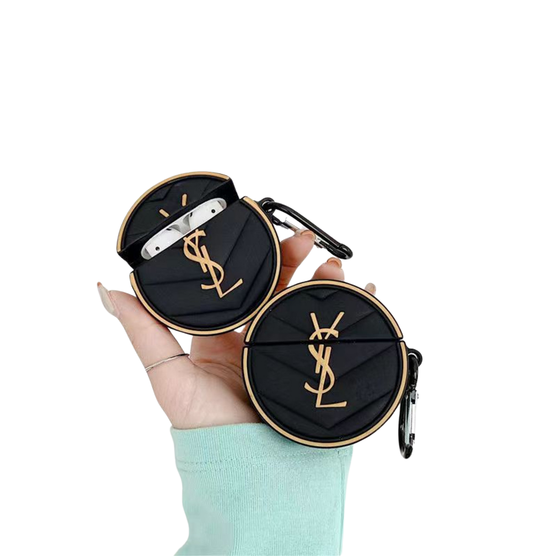 YSL AirPods Silicon Protective Case