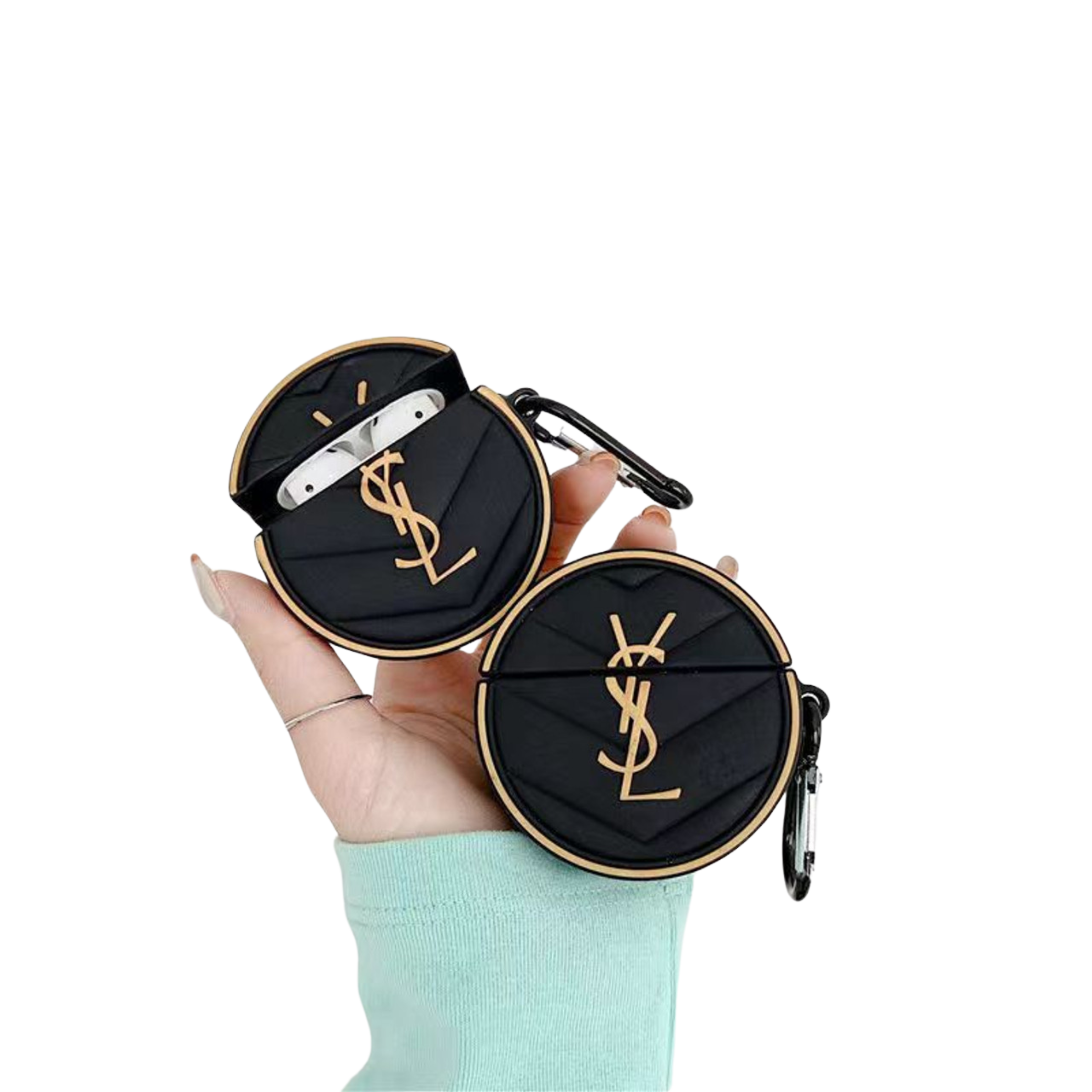 YSL AirPods Silicon Protective Case