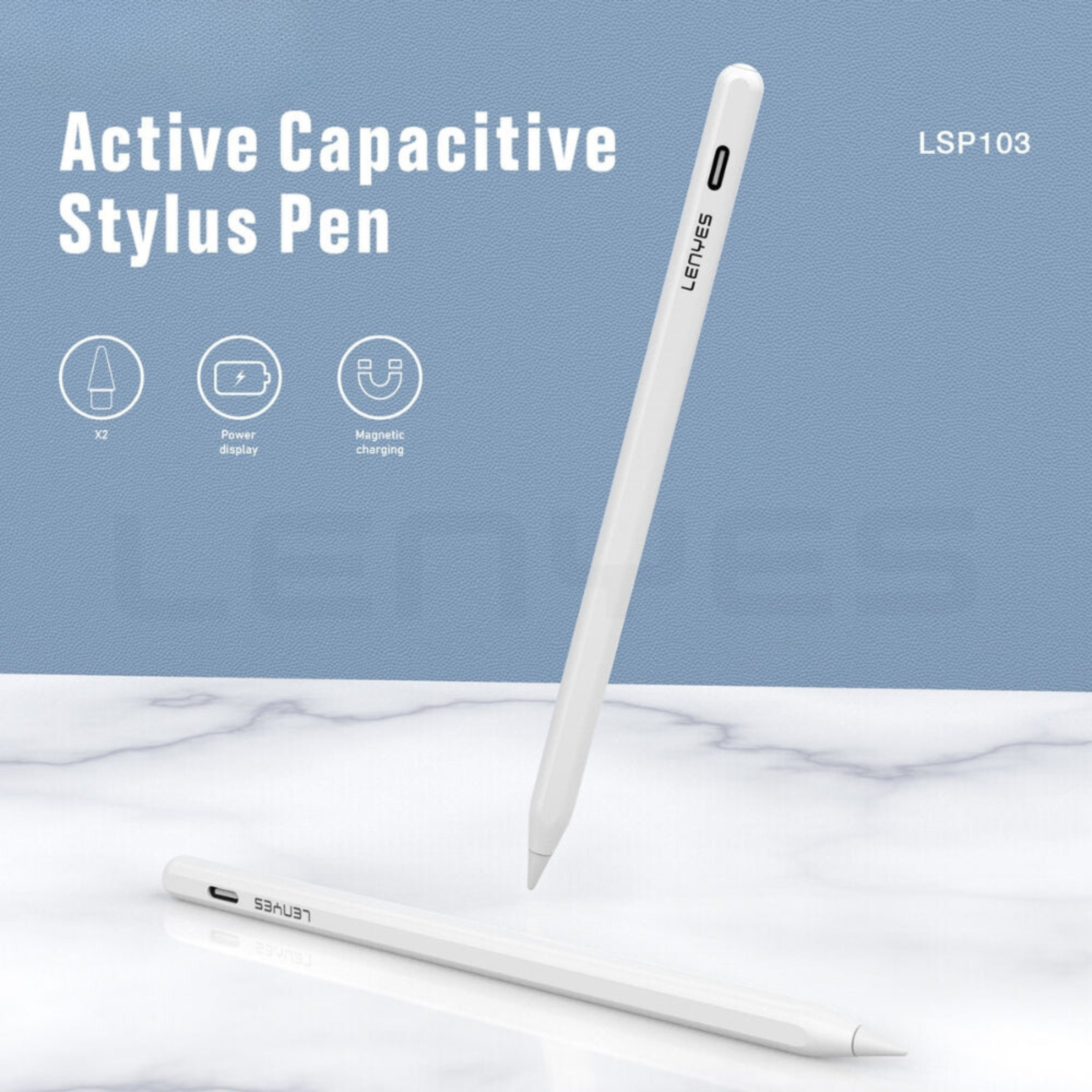 Palm Rejection Totu Active Stylus Pen For Ipad SPON Palm Rejection Stylus Pen For IPad With LED Indicator