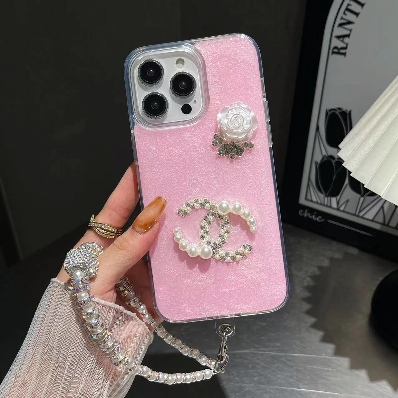 Chanel Glitter Case For iPhone