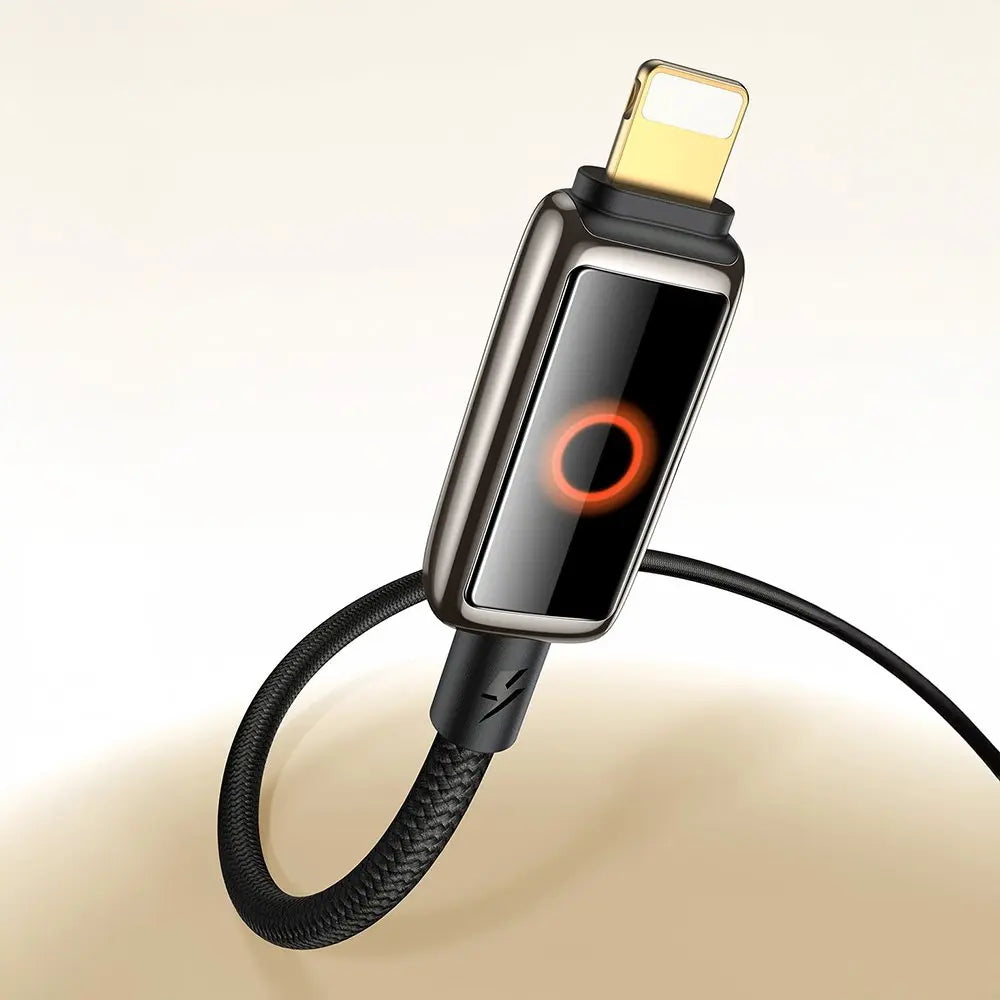 USB-C TO LIGHTNING 36W PREMIUM CABLE WITH BREATHING LIGHT INDICATOR