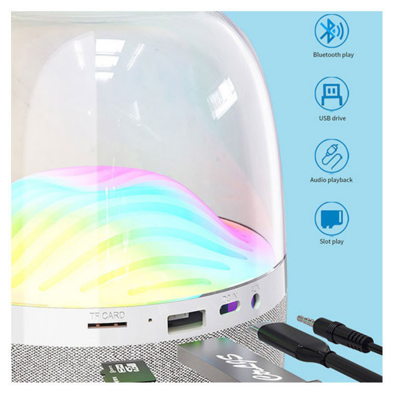 LED RGB Bluetooth Speaker - Zidli D3
