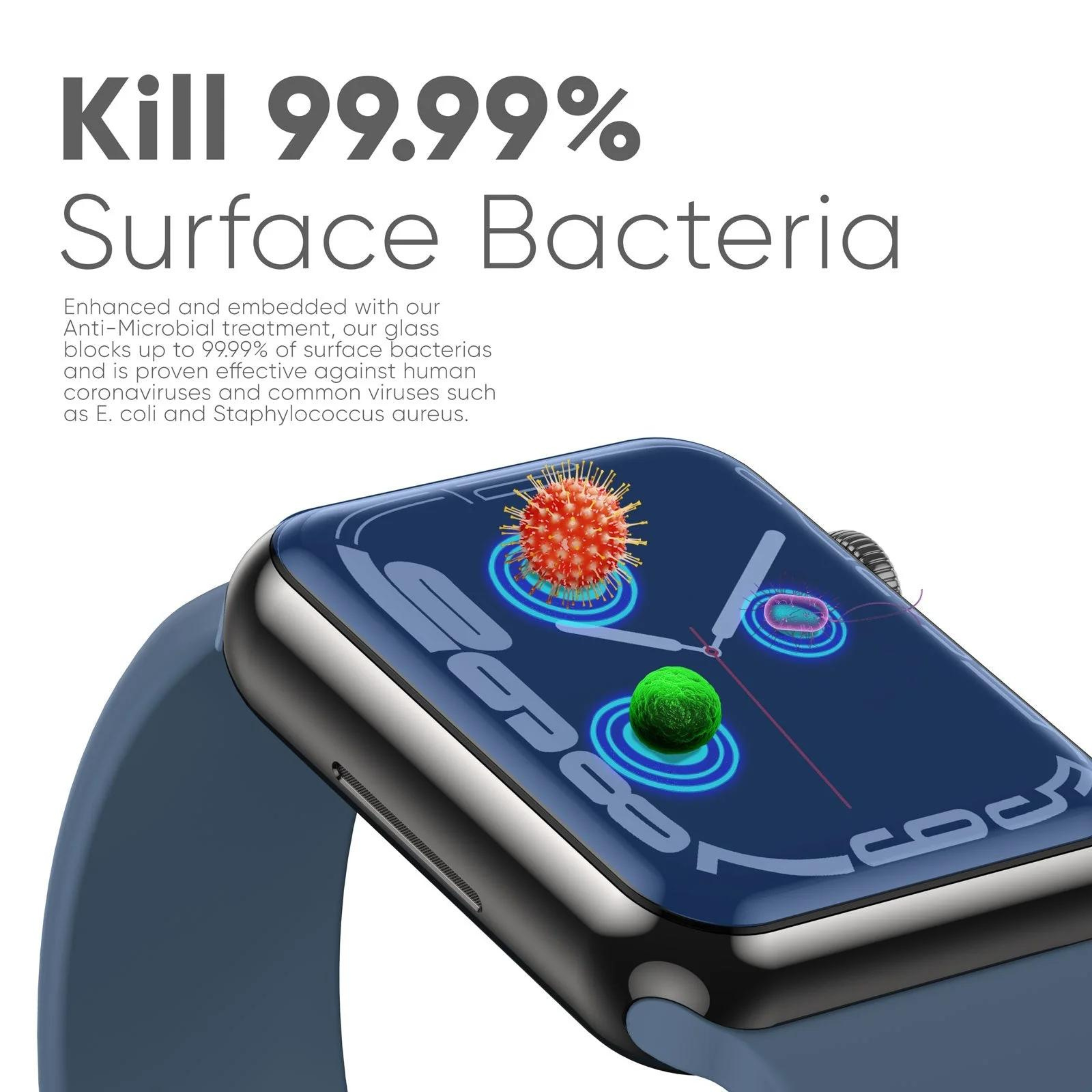 Apple Watch Glass Protector 45MM - KUZOOM