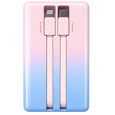 AppleMan® 10000mAh 22.5W Fast Charging Power Bank with Built-in Cables