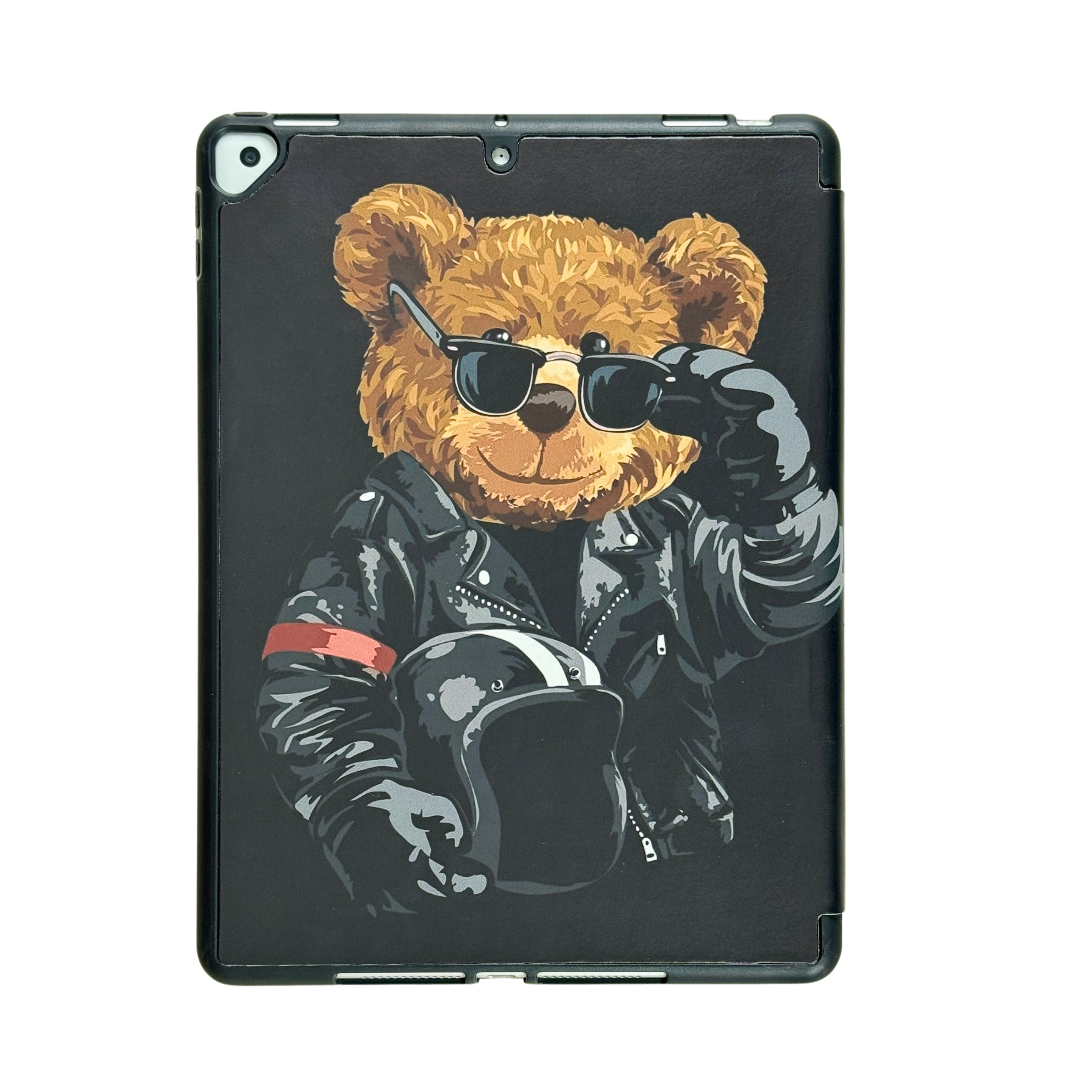 Rider Bear Magnetic Stand Case For iPad