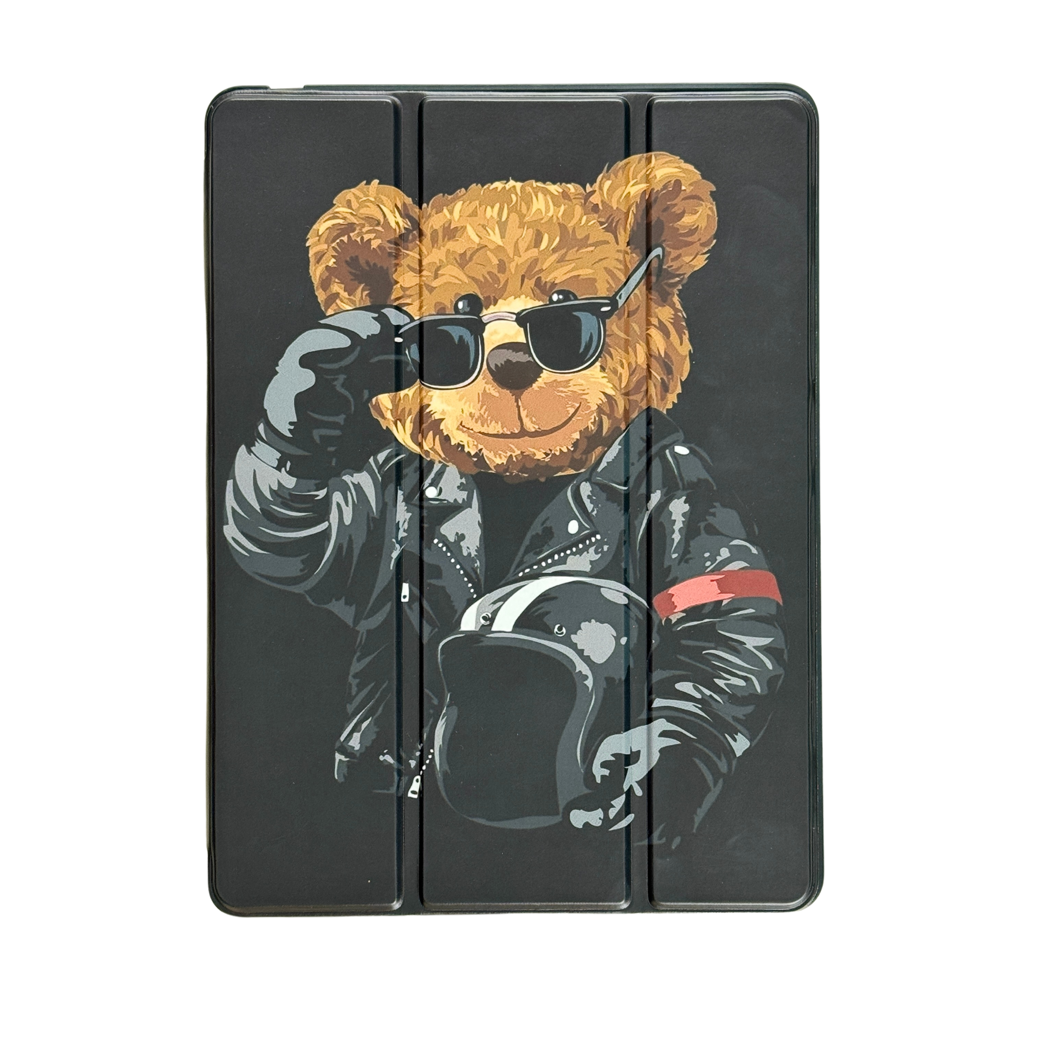 Rider Bear Magnetic Stand Case For iPad