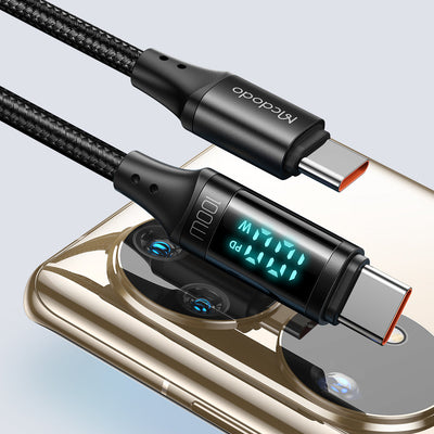 iPhone Type-c to Type-c 100W Charging Power Display Cable