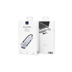 WiWU Alpha 4 in 1 Usb C Hub