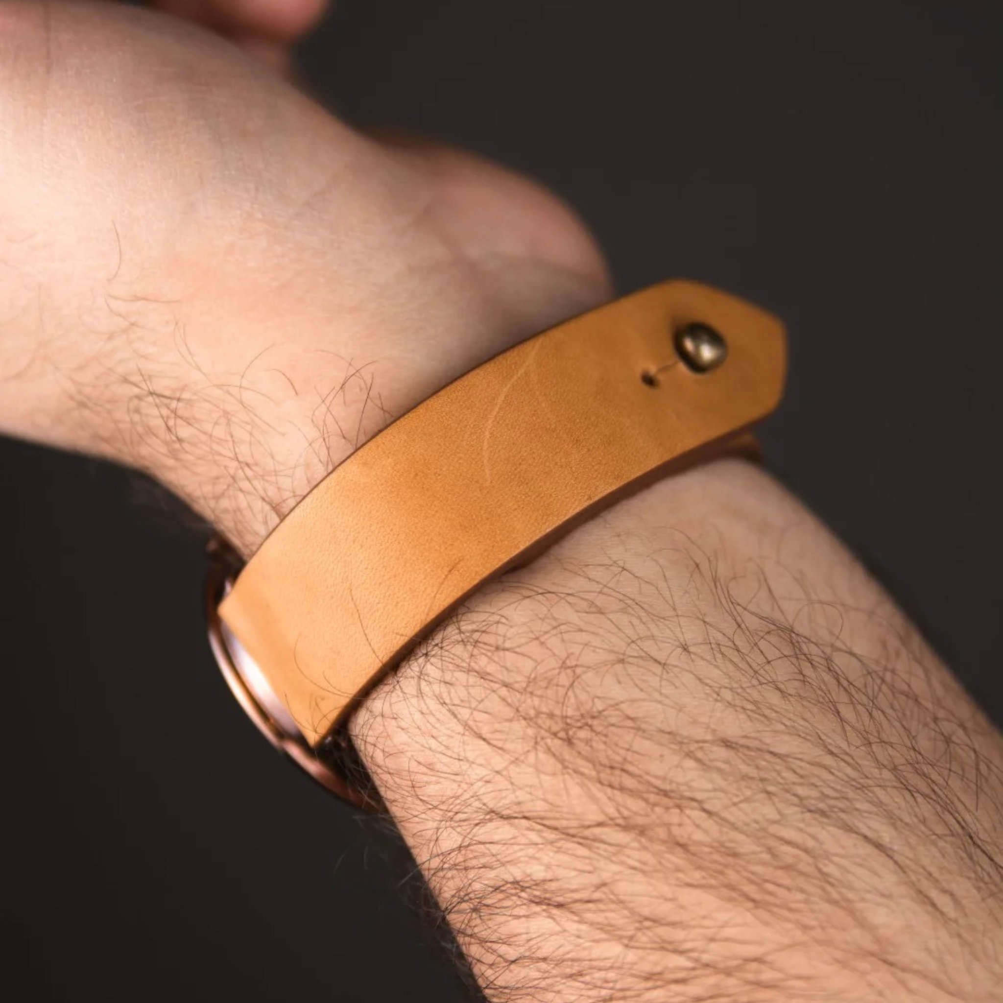 Apple Watch Strap In Pure Leather - Veg Tanned  | Waji's