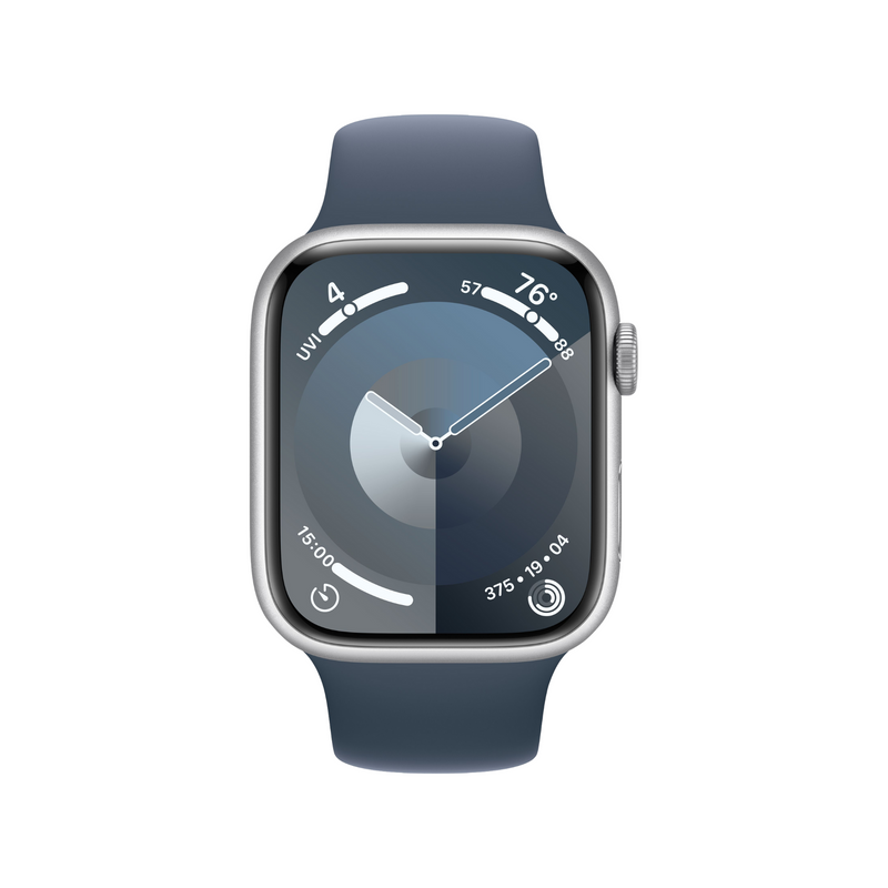 Apple Watch Series 9 Aluminium Case in Silver Colour