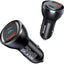 95W USB-A + USB-C Digital Display PD Car Charger