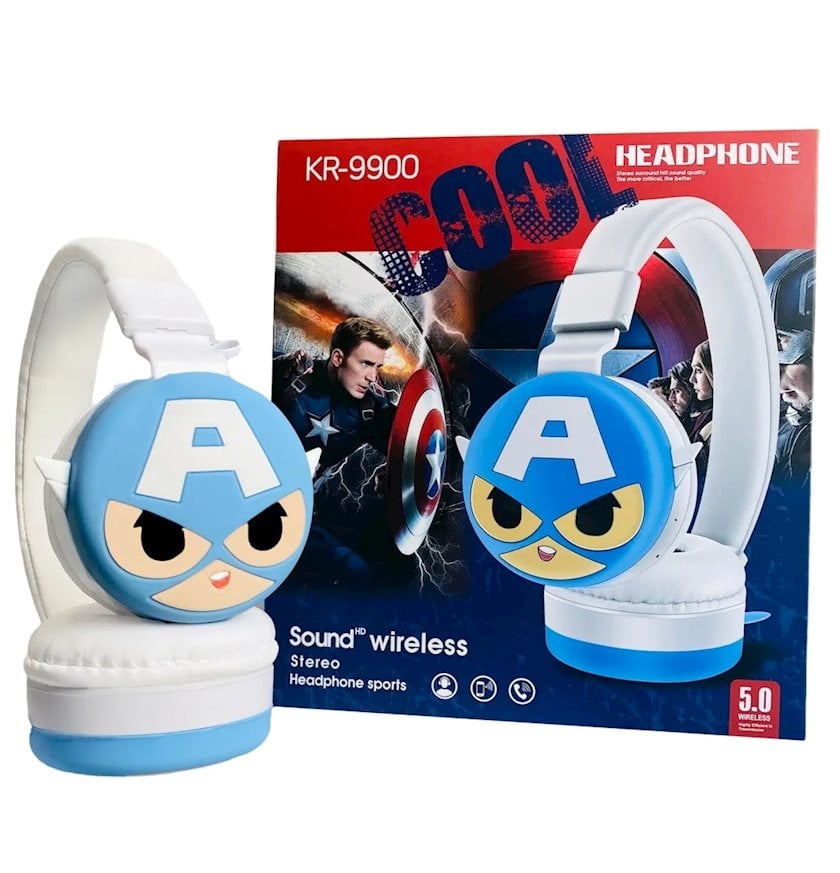 Wireless Headphones KR-9900 Captain America