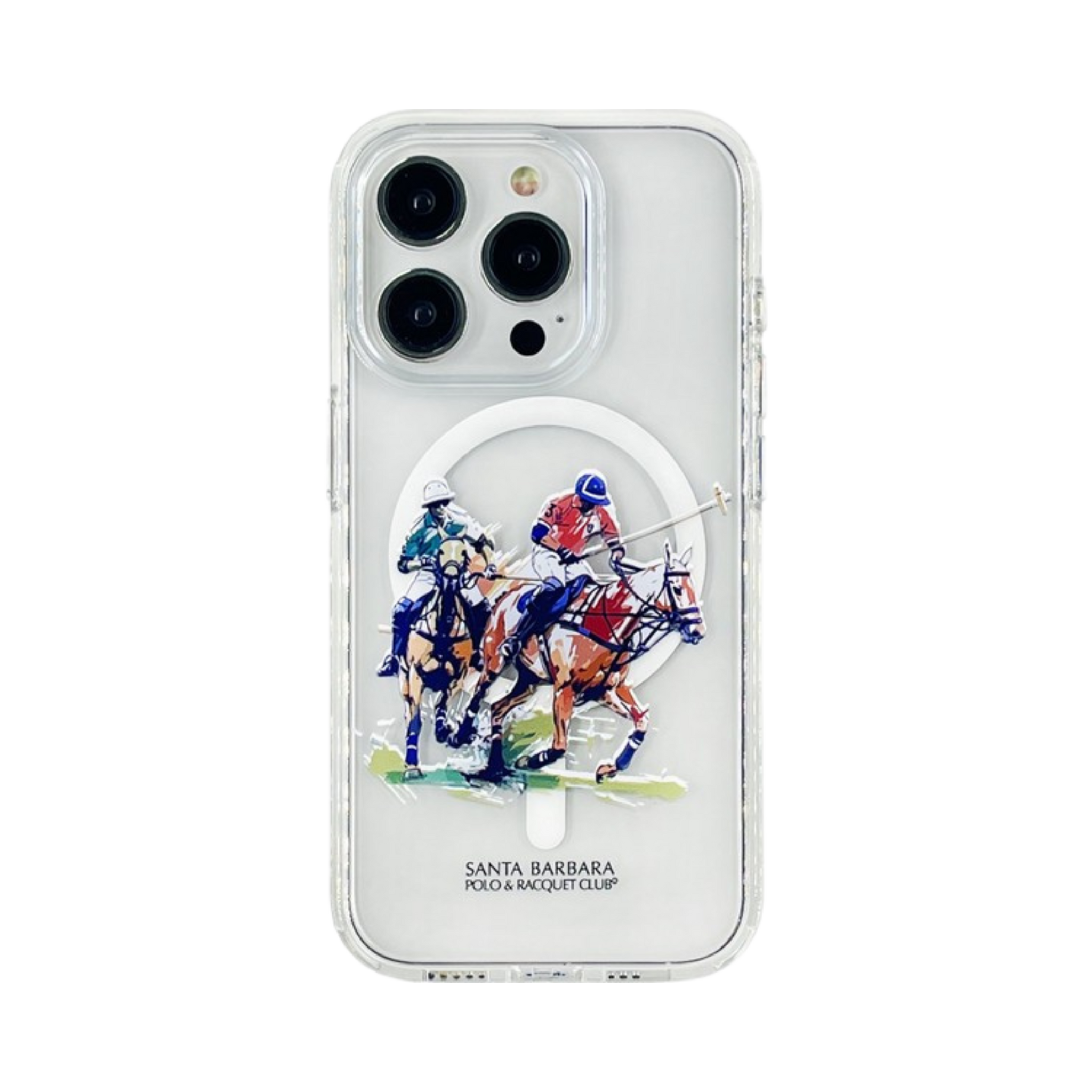 Carton Series Santa Barbara Polo Racquet Club Magsafe Transparent Case