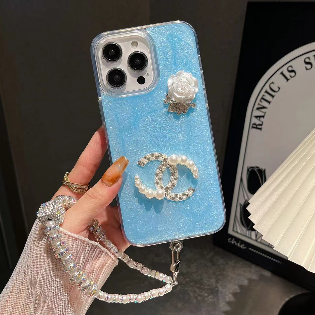 Chanel Glitter Case For iPhone