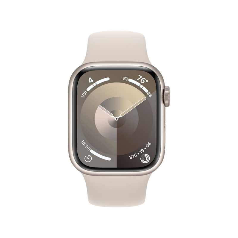 Apple Watch Series 9 Aluminium Case in Starlight Colour