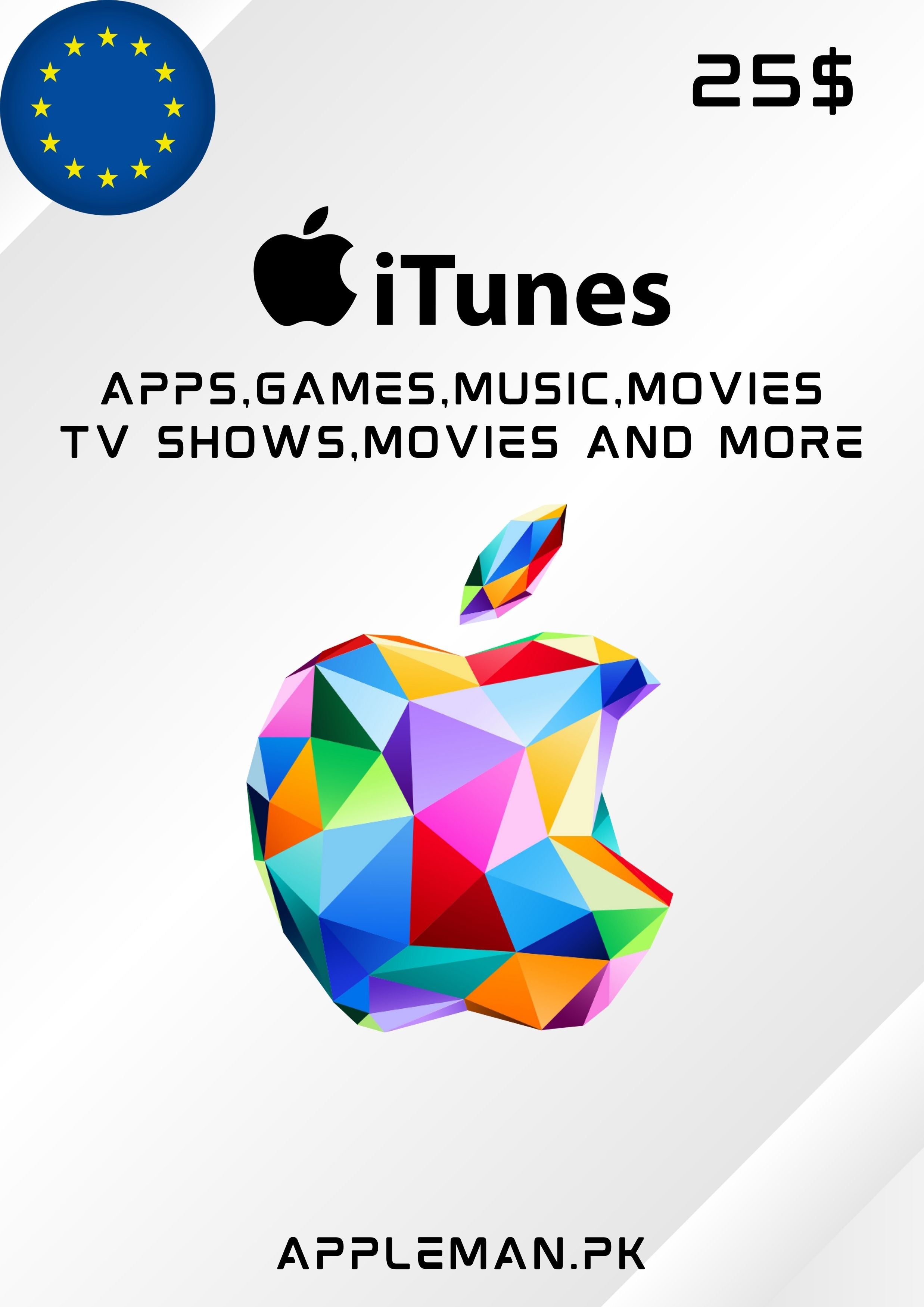 Apple App Store & iTunes Gift Card (European Union)