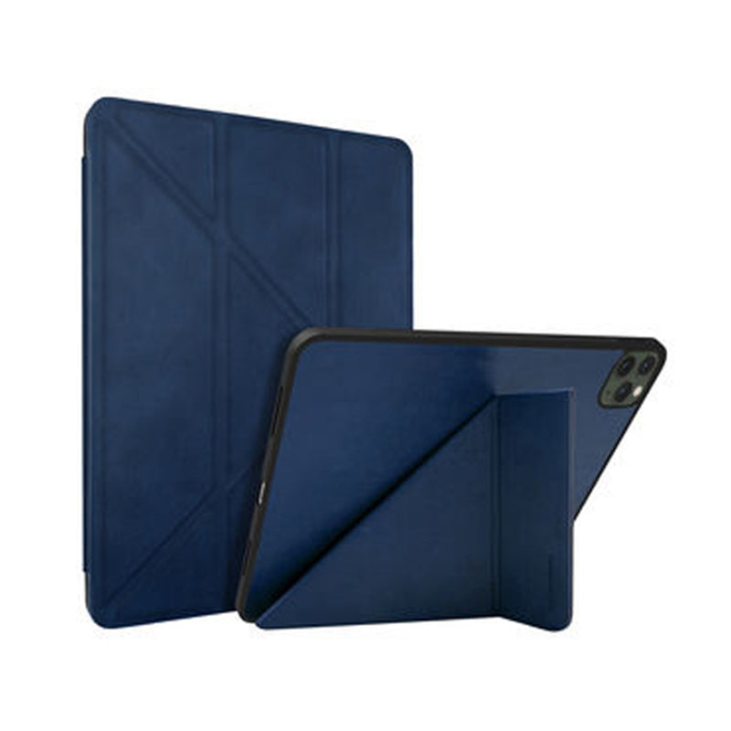 iPad 10 Gen leather Case (Blue)