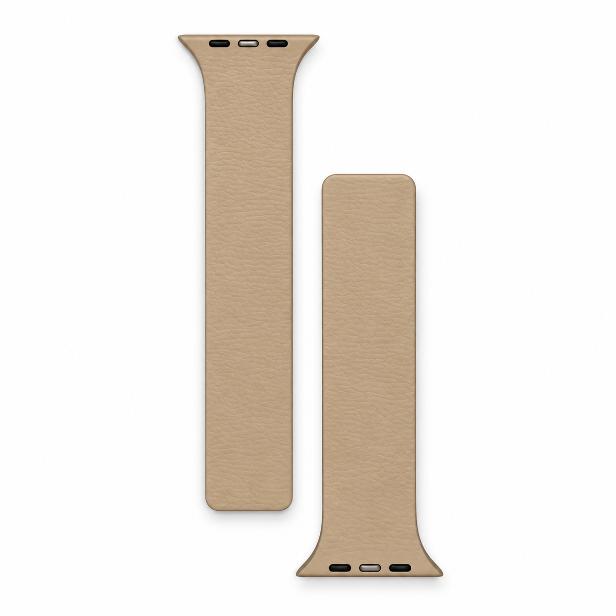 Leather Texture Silicone Apple Watch Strap