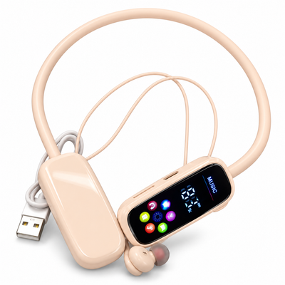 AppleMan AI Voice Changing Neckband Wireless Earphones