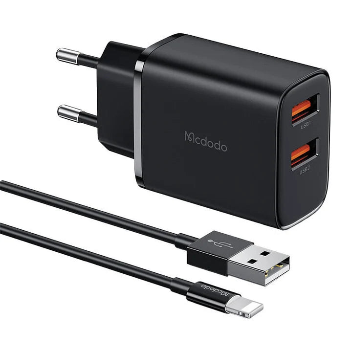 Mcdodo 12W Wall Carging Kit (Lightning/Type-C)